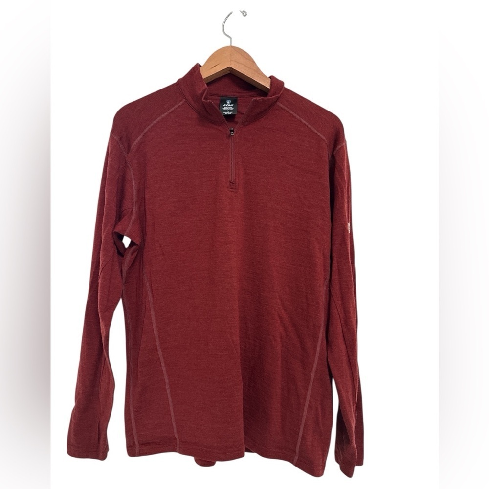 Kuhl Men's 1/4 Zip In The Color Chili Oil